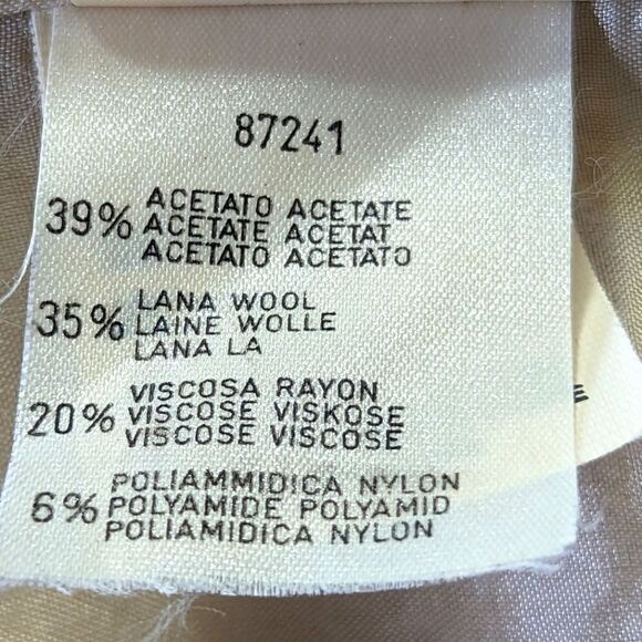 VTG MaxMara Pianoforte Wool Top 42 IT M Quiet Luxury Coastal 80s Chic Minimalist - Picture 9 of 11